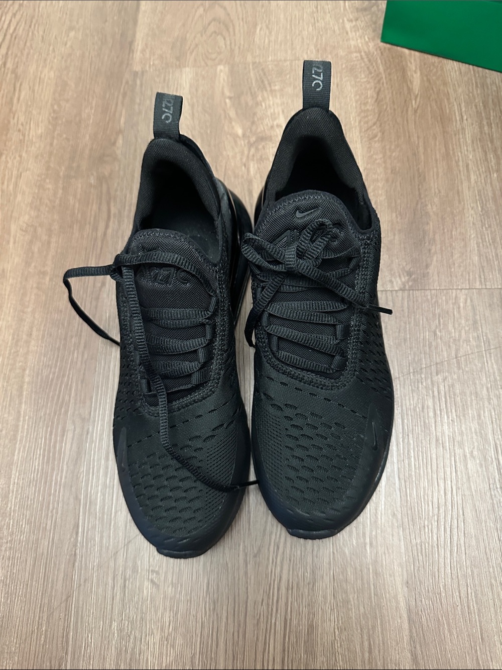 Nike Kids All-Black Lightweight Running Sneakers
